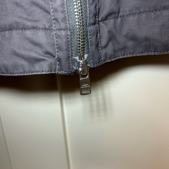 Vintage Armani Exchange Denim padded moto zip bike jacket - Picture 11 of 13